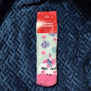 Unicorn Cozy Socks From Ardene, New With Tags